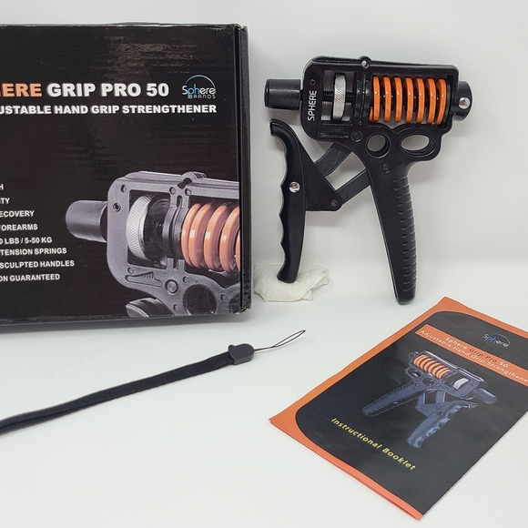 COPY - SPHERE Adjustable Hand Grip Exerciser 1-110lb Forearm Wrist Strengthener… - Picture 5 of 9
